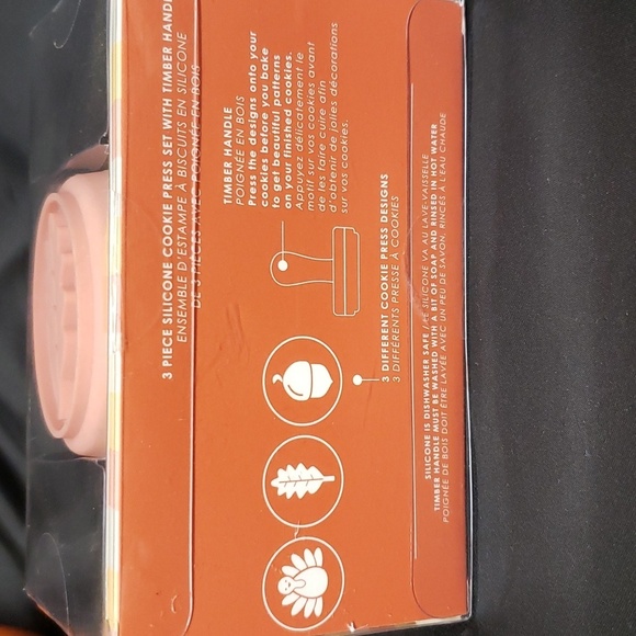 Ciroa "the Bakehouse" 3-piece Cookie Press Set, Leaf, Acorn, Turkey - Picture 3 of 6